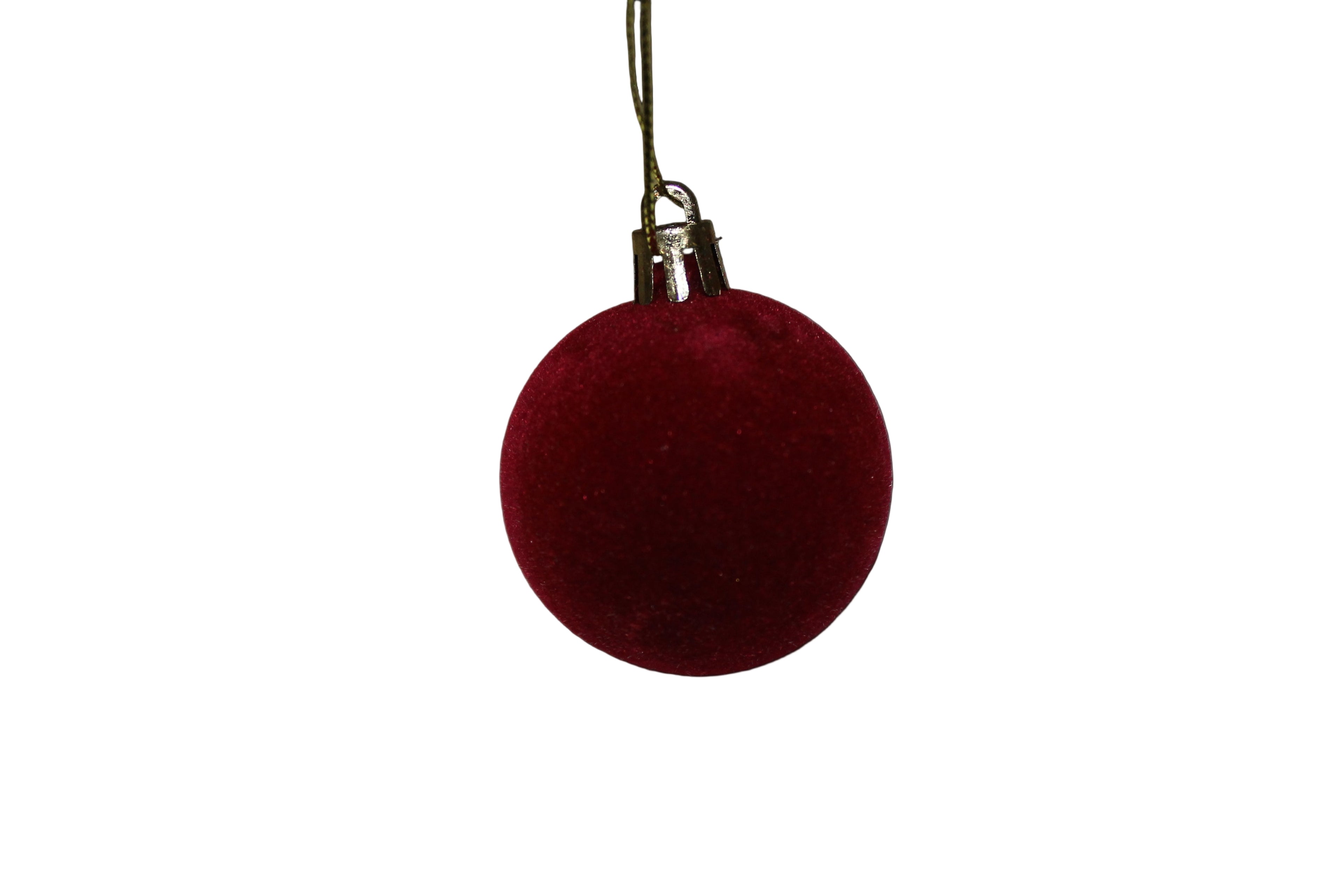 Bola terciopelo color vino