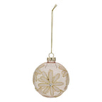 Bola Flor cristal rosa