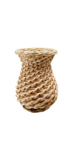 Jarrón de mimbre