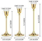 Juego de 3 candelabros